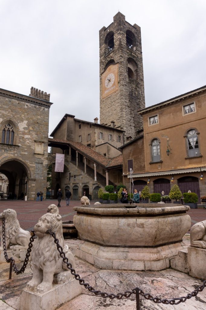 Bérgamo en el viaje a Italia en autocaravana