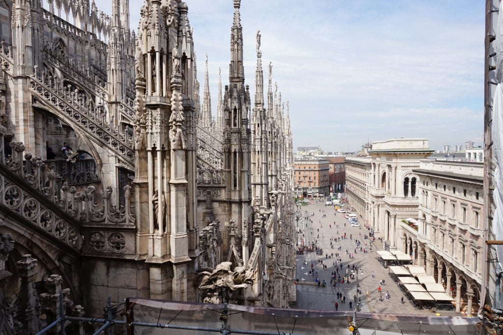 Road trip por las Cinque Terre y la Toscana - Los tejados de la catedral de Milán