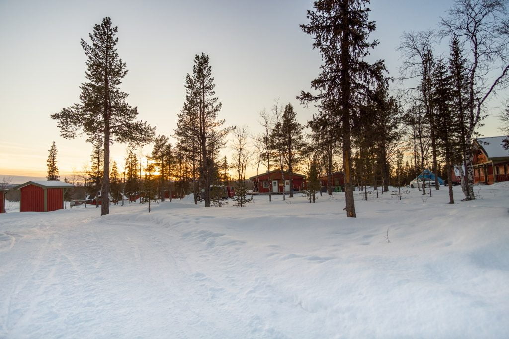 Atardecer en Camp Alta Kiruna