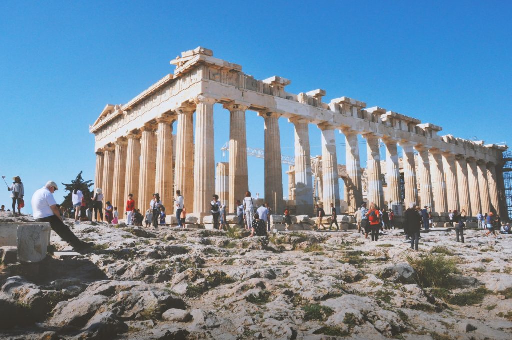 El Partenón de la Acrópolis de Atenas