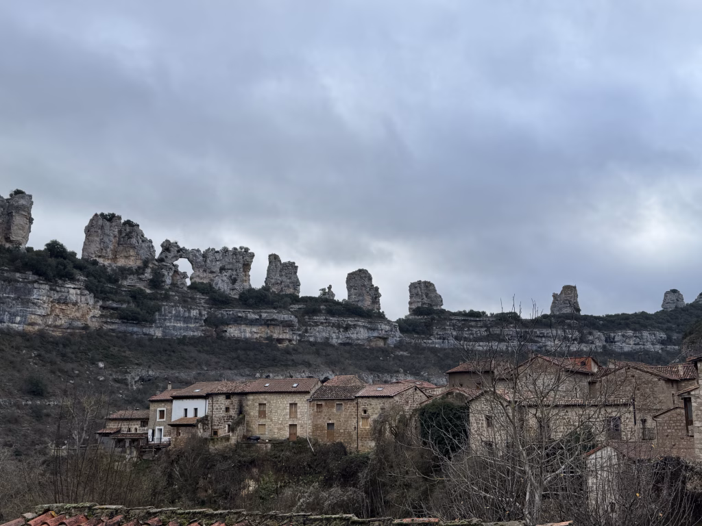 Risco del Camello en Orbaneja del Castillo, formaciones rocosas del Cañón del Alto Ebro