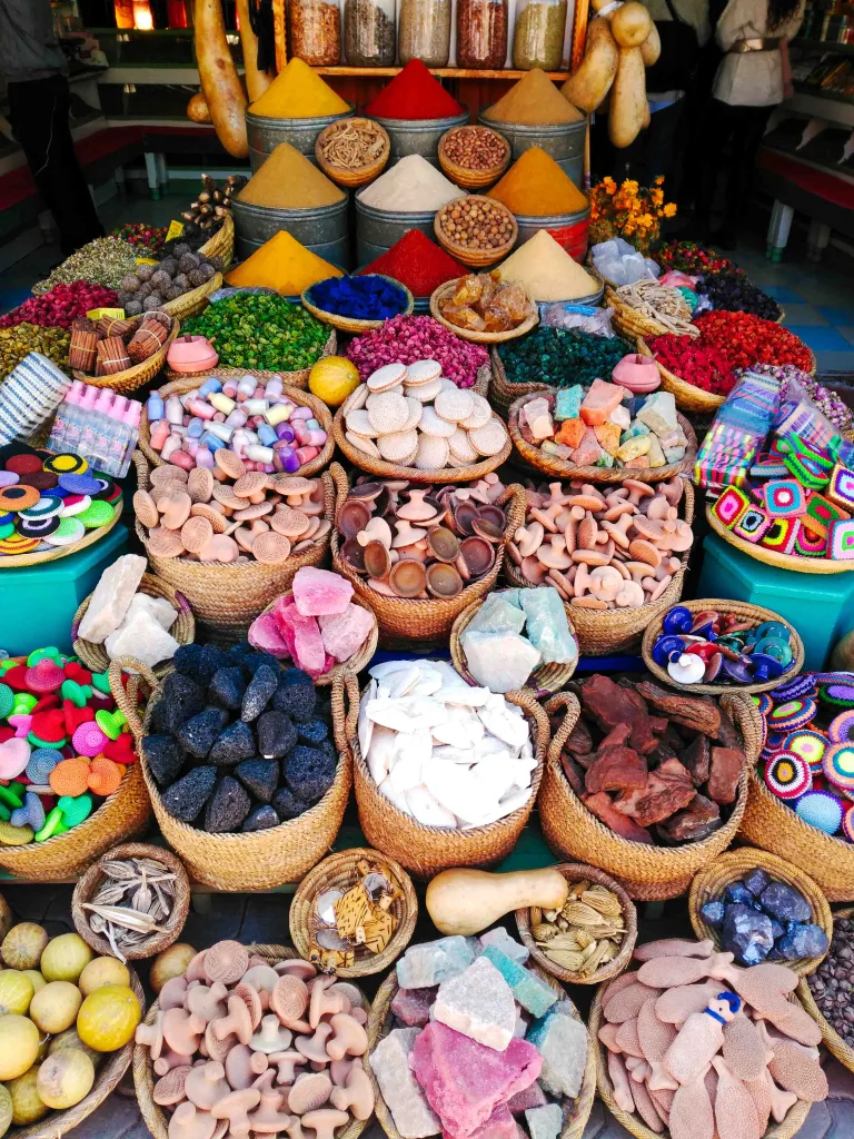 El mercado de las especias es un imperdible que visitar en Marrakech