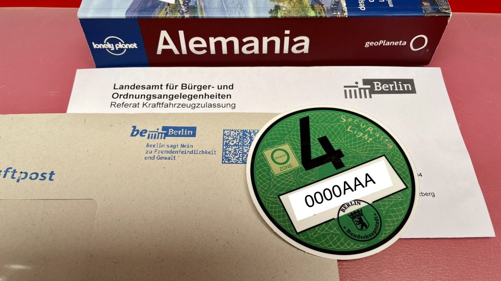 Pegatina ambiental Alemania