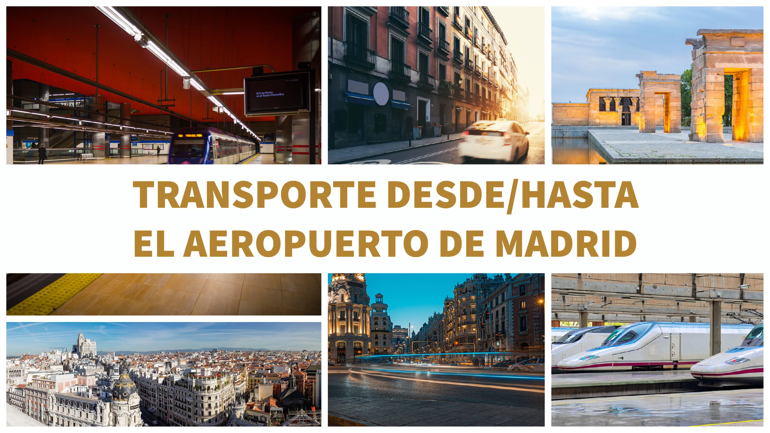 Como llegar desde el aeropuerto de Madrid al centro