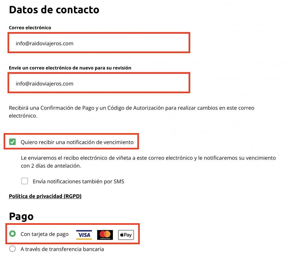 Proceso de compra viñeta República Checa