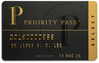 Tarjeta Priority Pass para acceder a las salas VIP de los aeropuertos